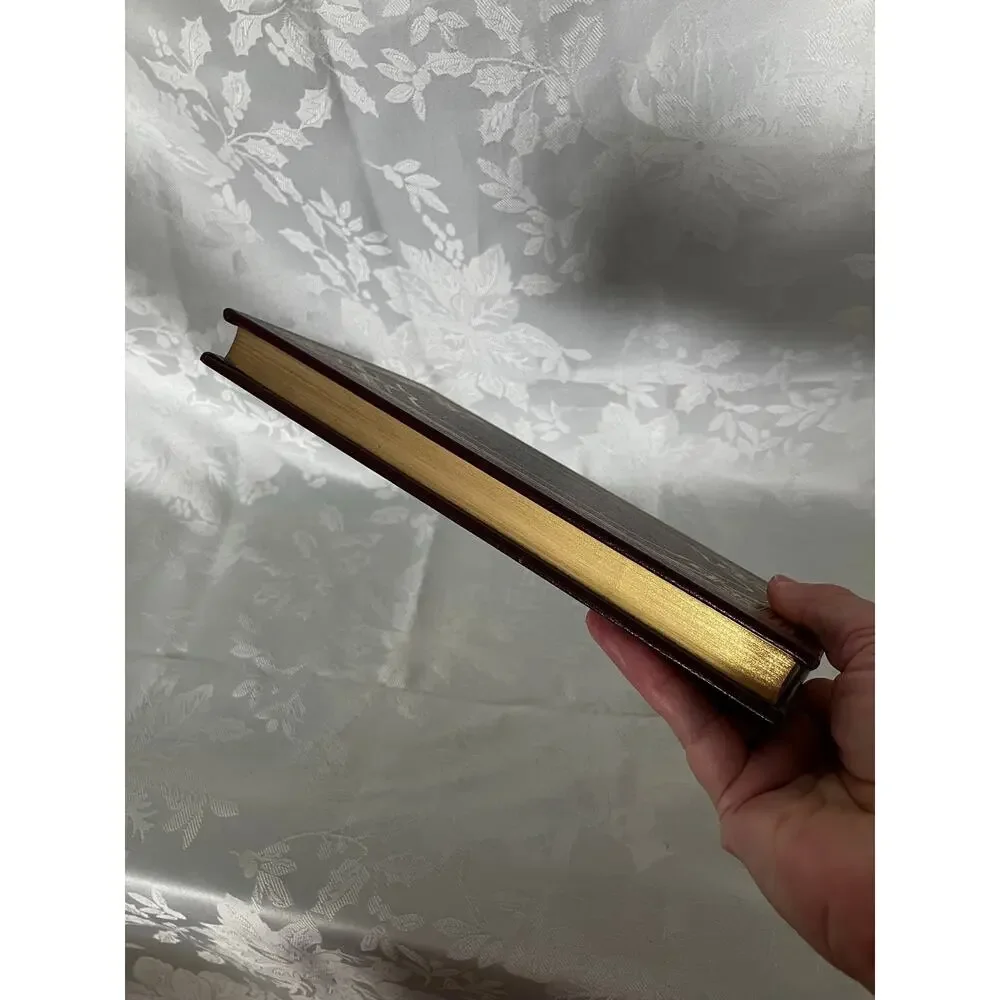 1985 Robert Schuller Be Happy Attitudes Bonded Leather Gold Gilt Christian Book